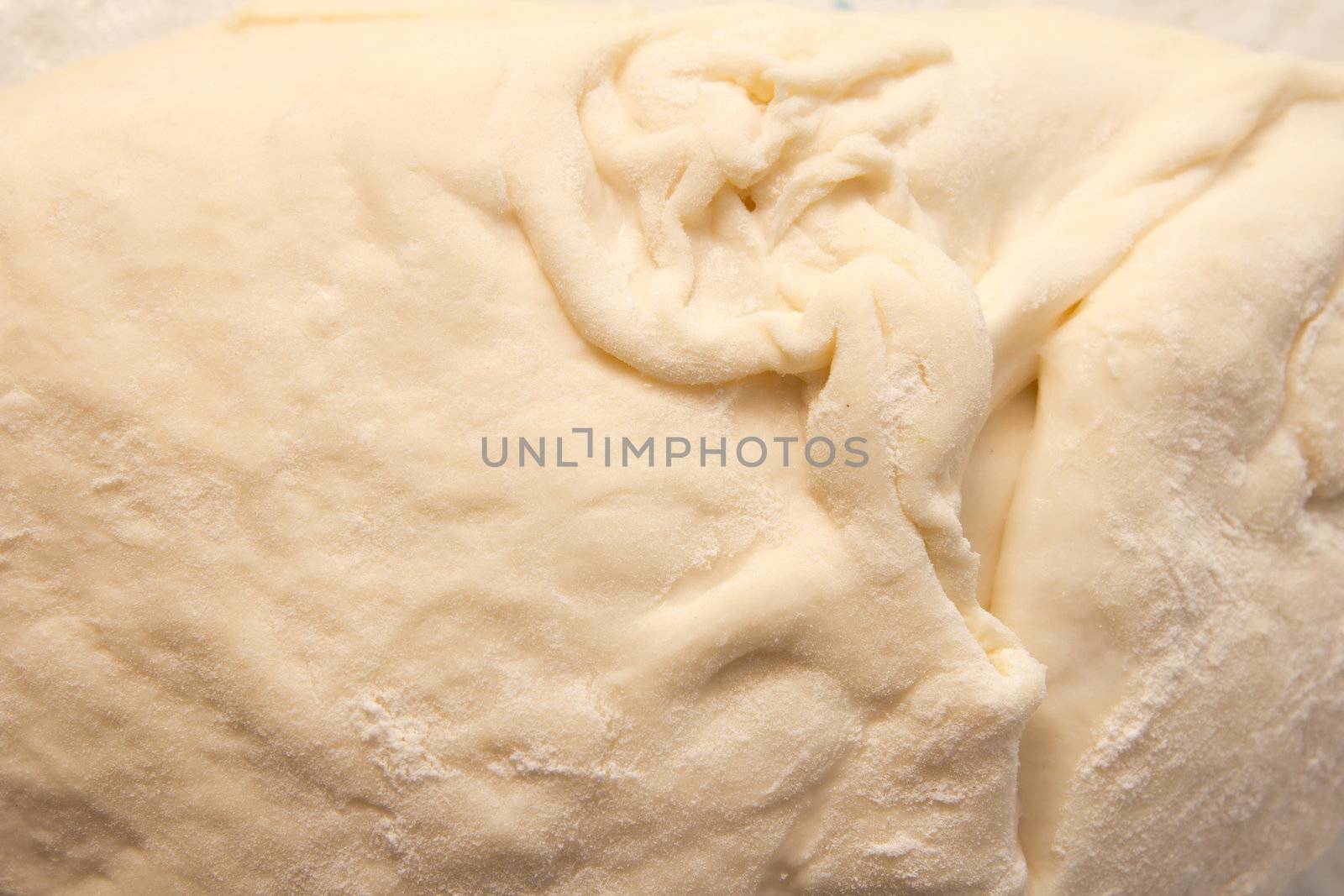 cooking of the dough in the kitchen