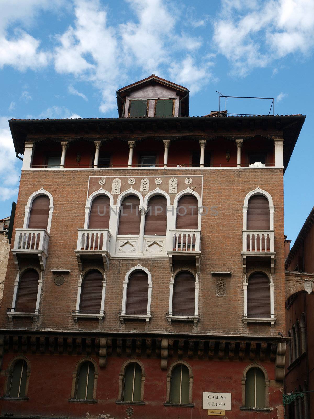 Venice - peaceful and charming district of San Marco
