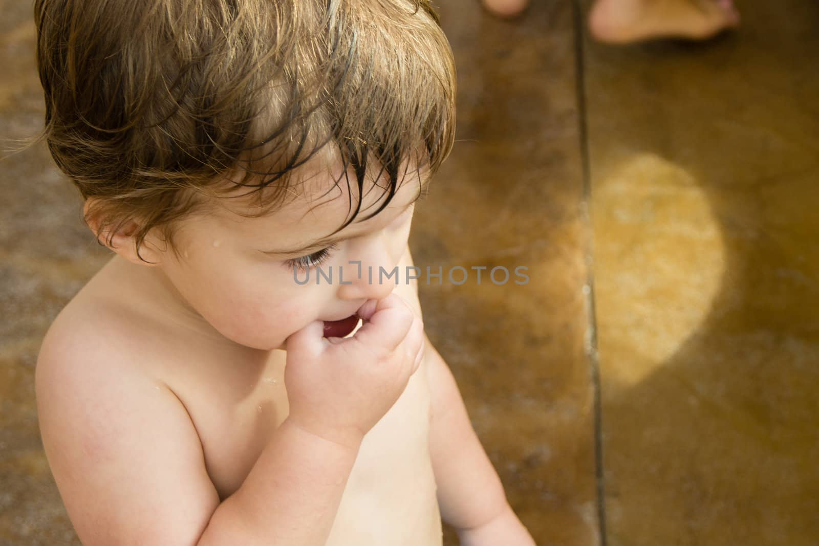 Boy at the water park by Talanis