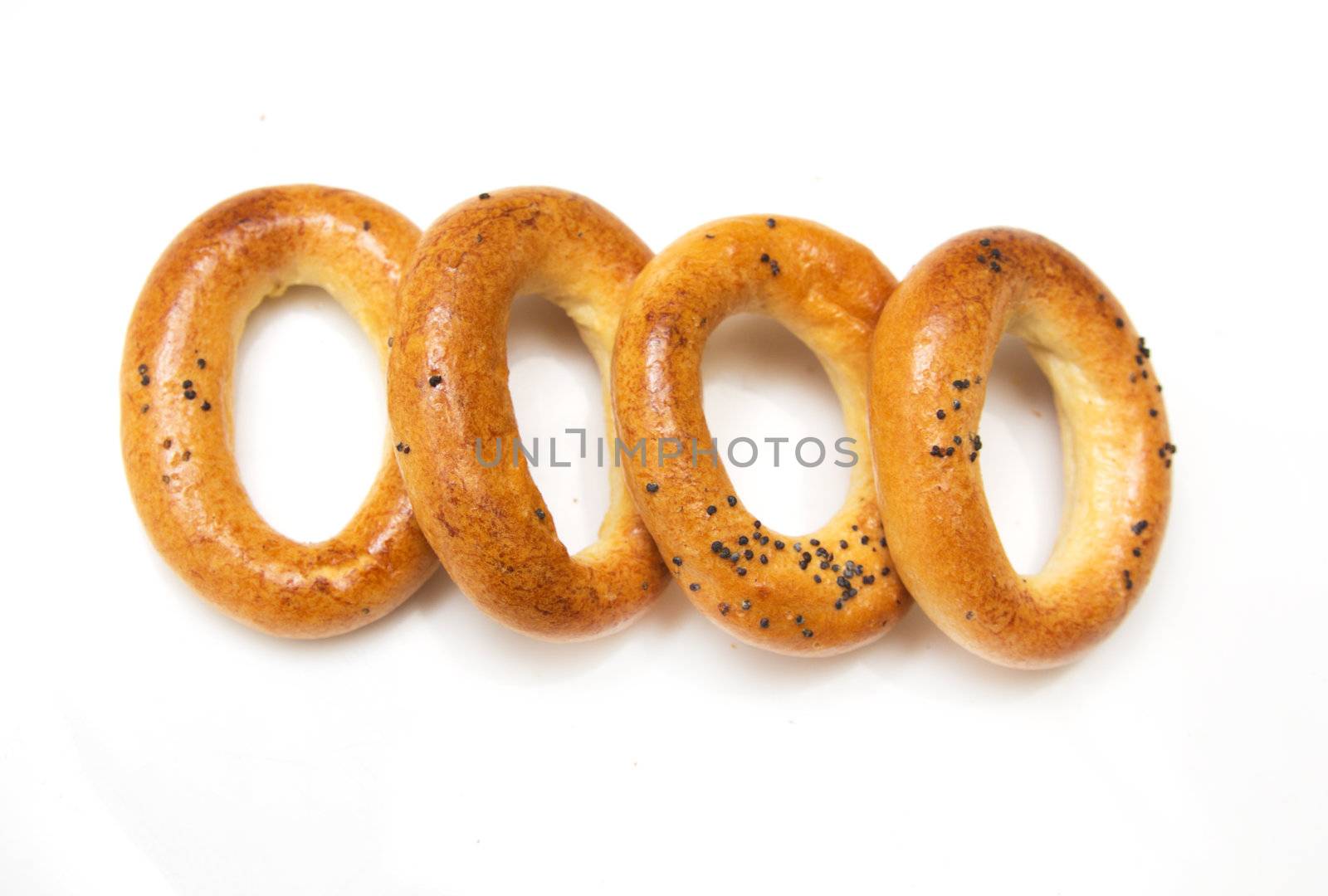 four roll on white background by schankz