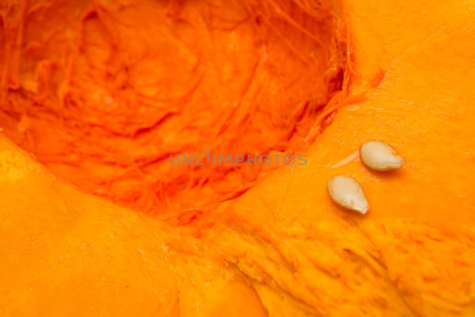 cut the pumpkin seeds on