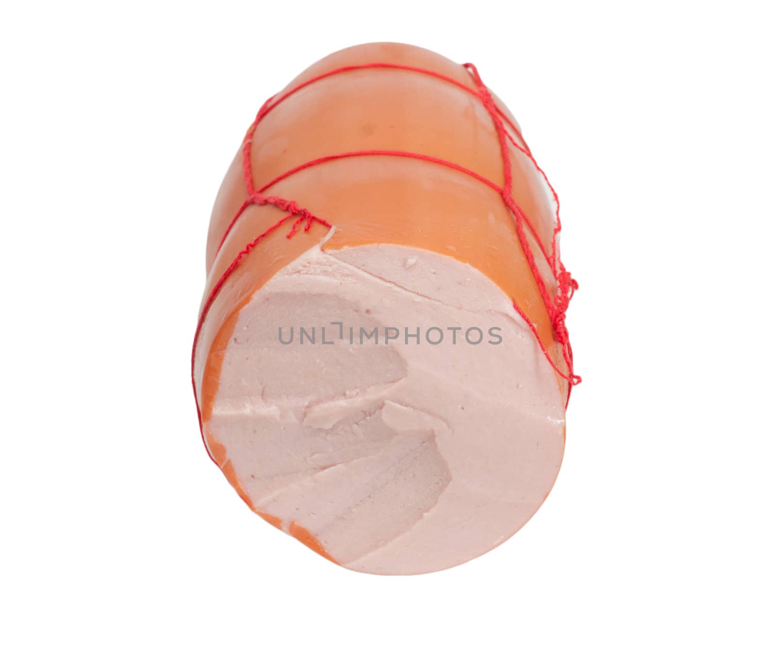 sausage on a white background