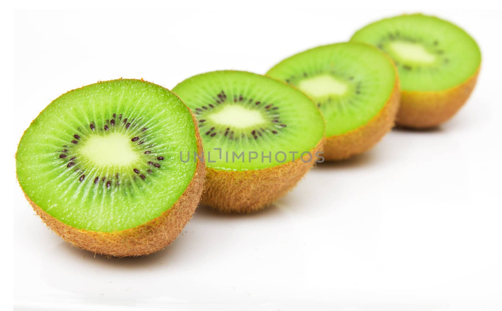 kiwi on a white background