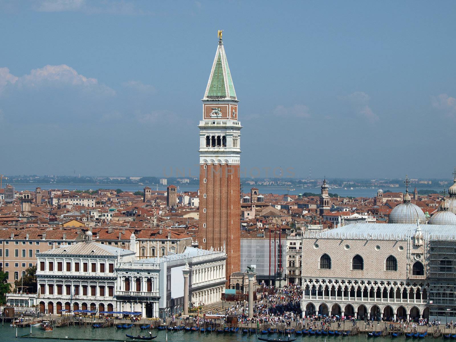 Venice - St. Mark's Square as seen from the San Macro Canal