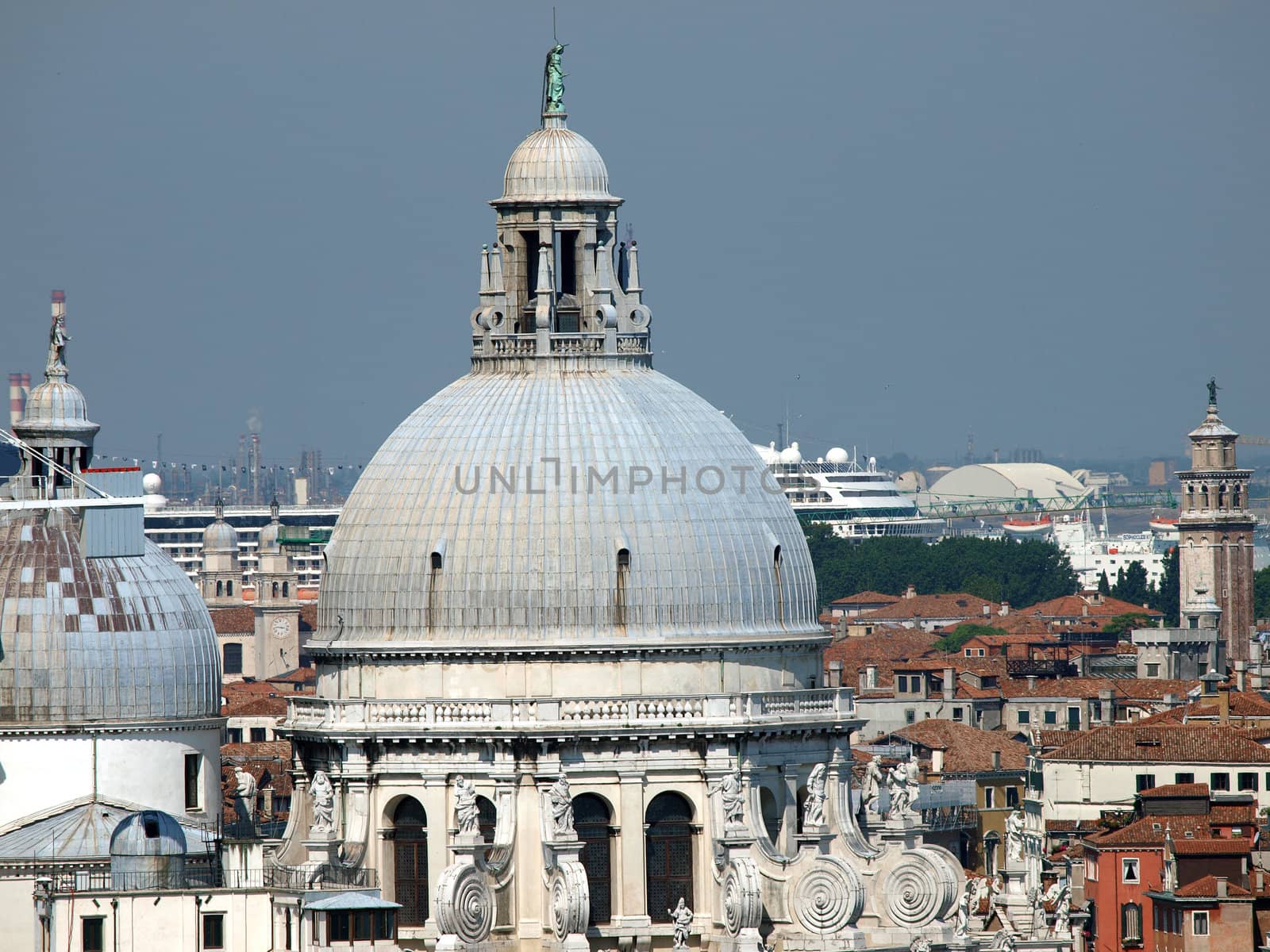 Venice - The Roofs of Basilica di Santa Maria Della Salute