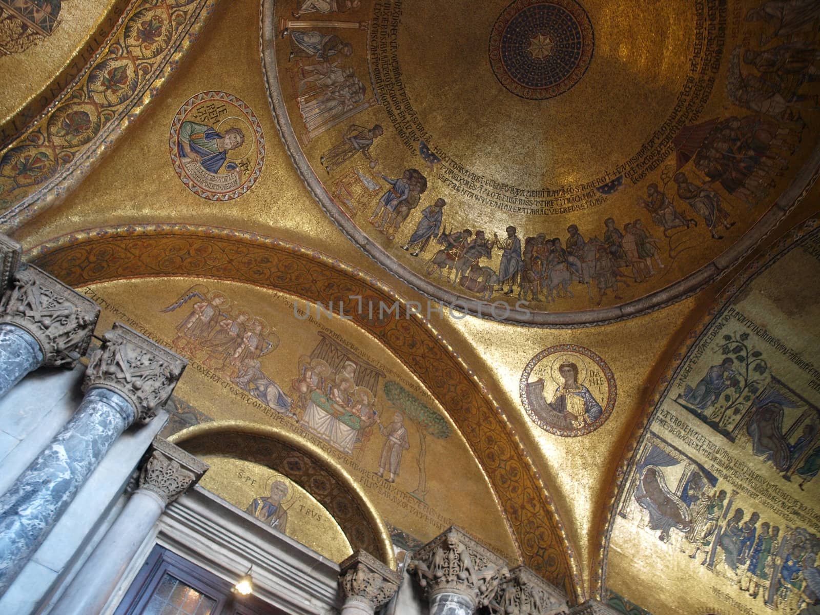 Interior of St Mark s Basilica Venice Italy 