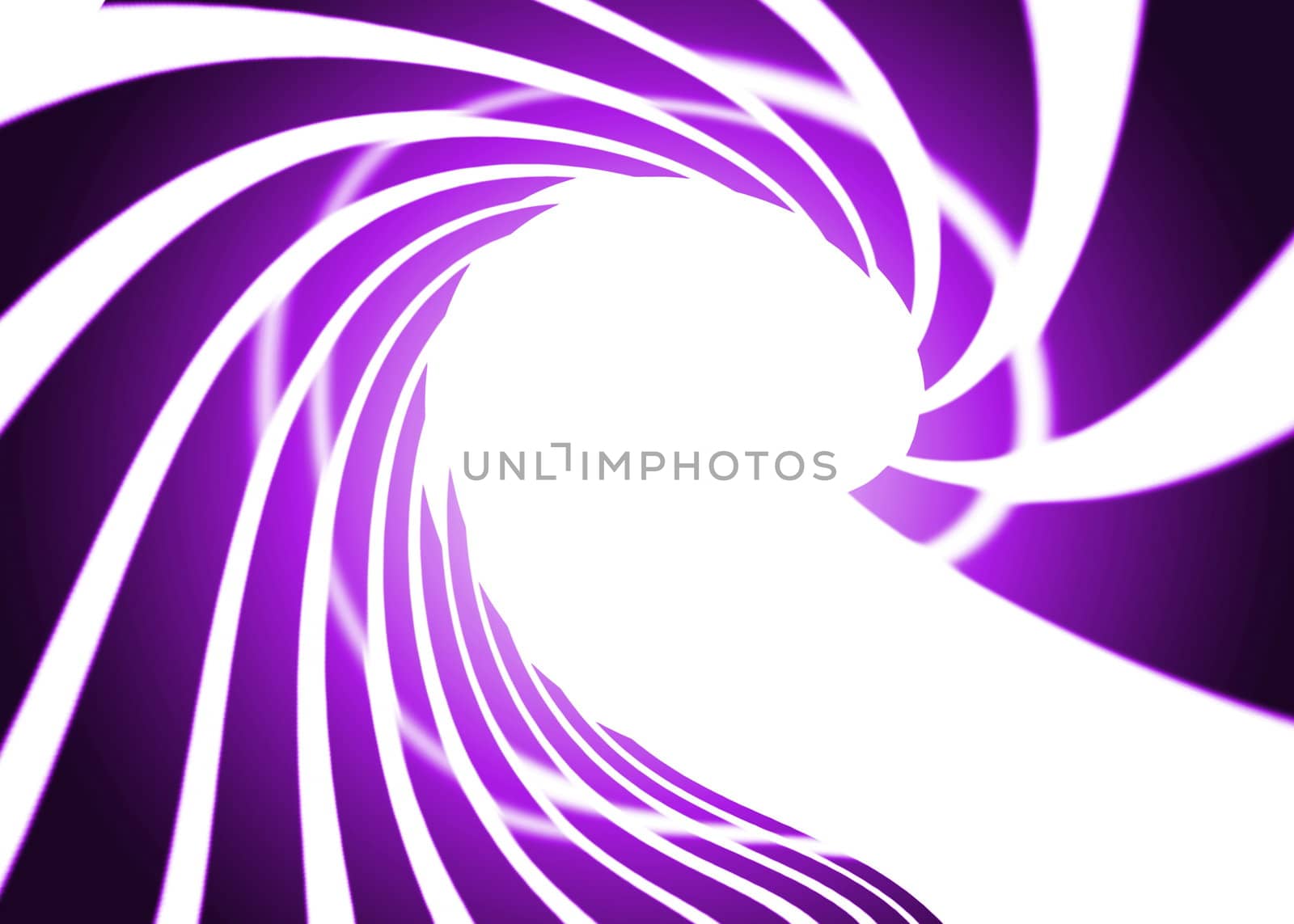 Abstract swirl purple on white background