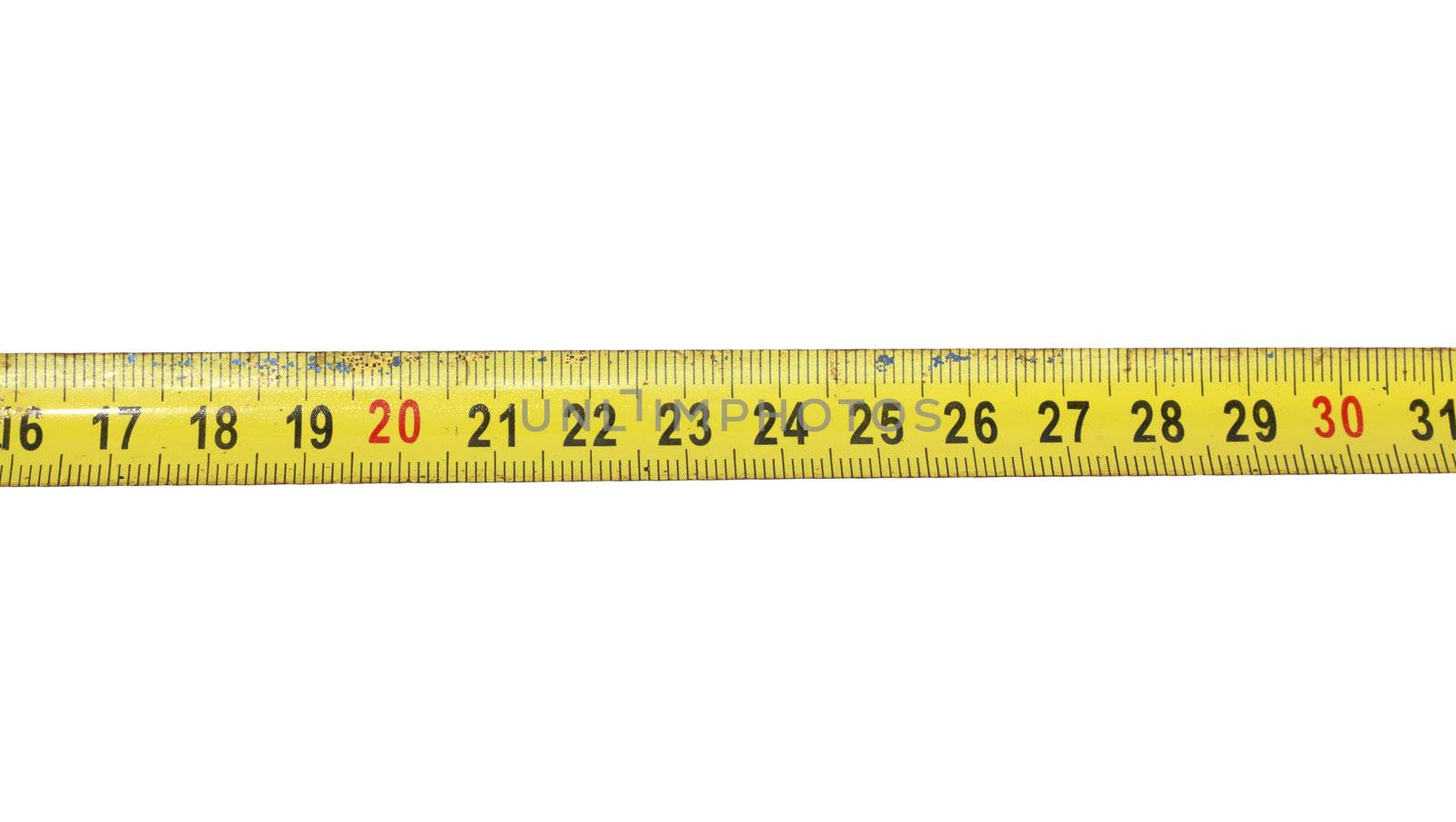 tape measure isolated on white background 