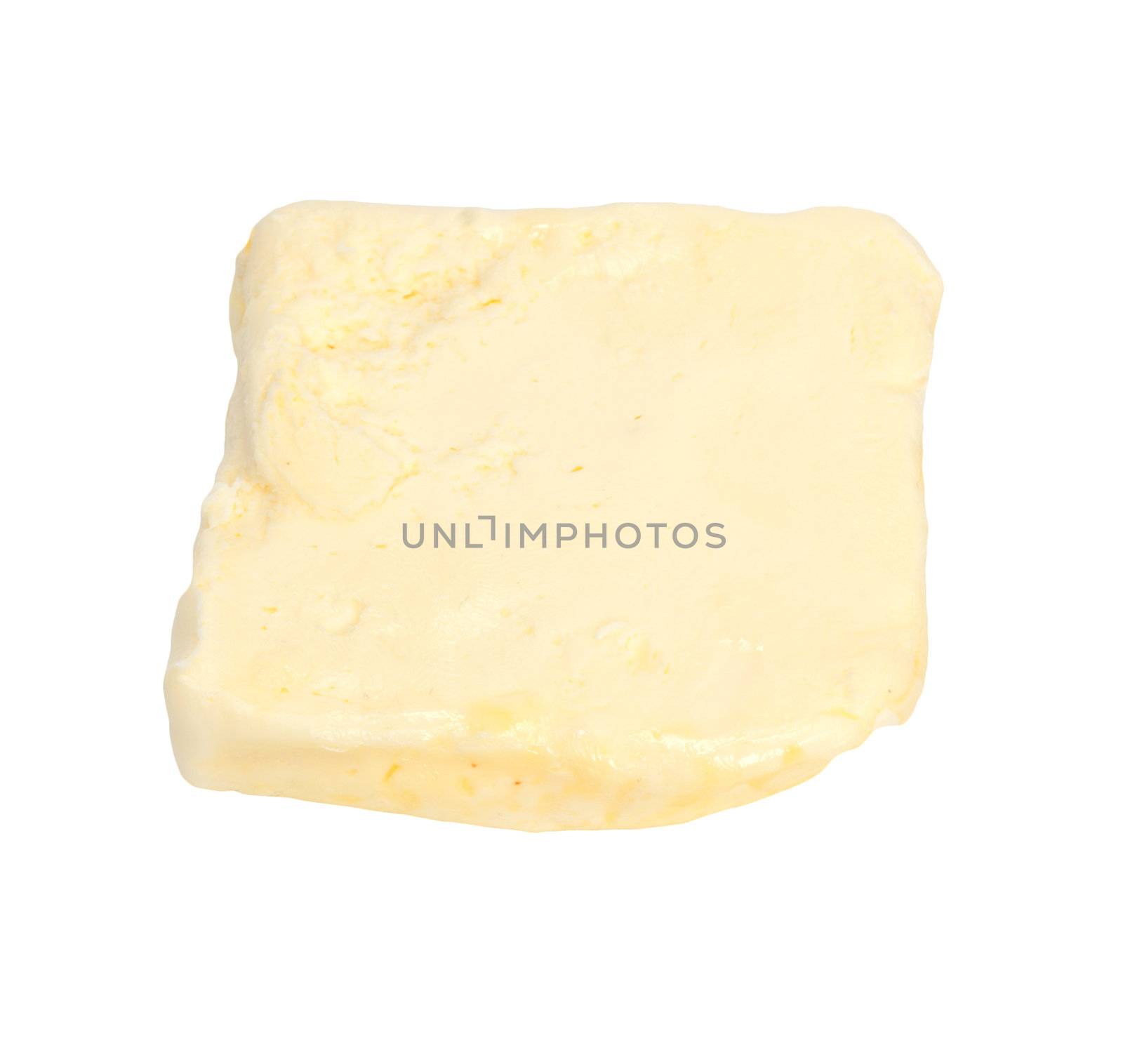 Butter isolated on white with clipping path  by schankz