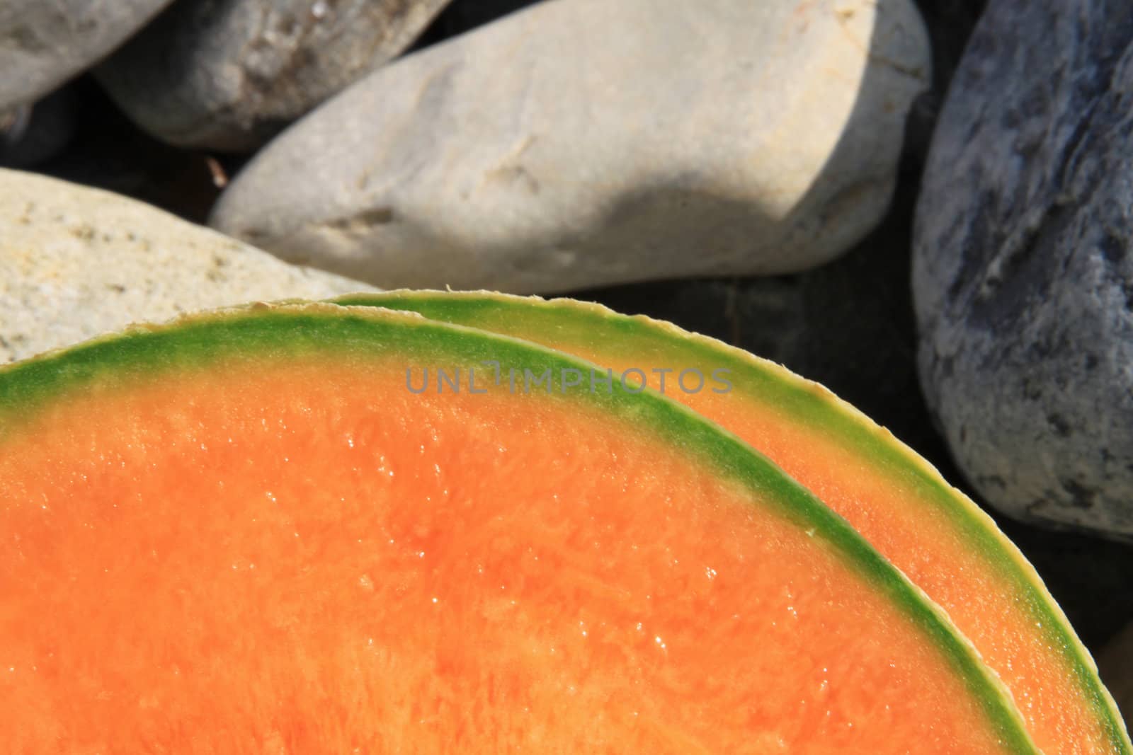 Ripe tasty juicy melon