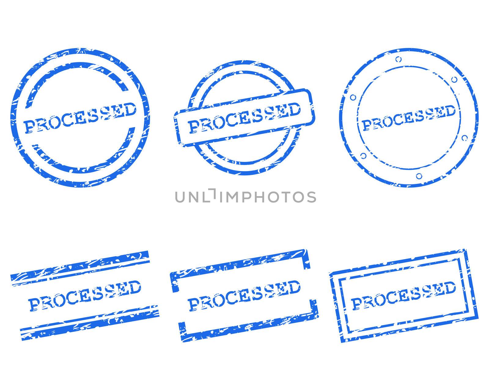 Processed stamps by rbiedermann