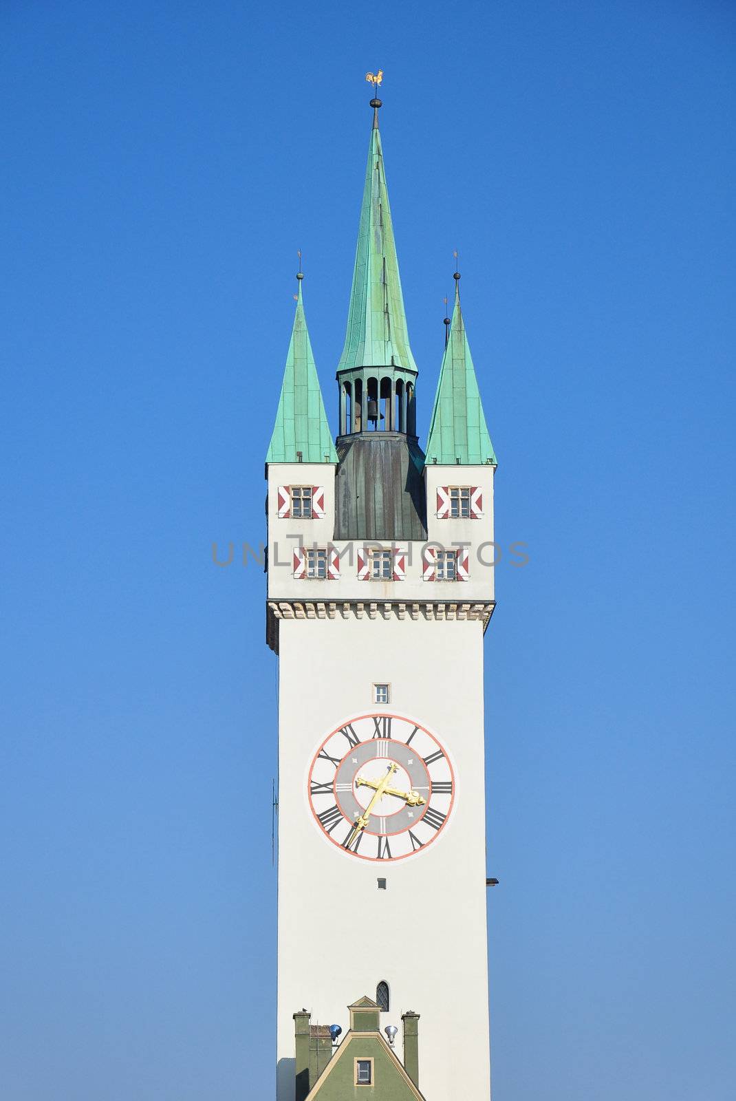 Tower in Straubing, Bavaria by rbiedermann