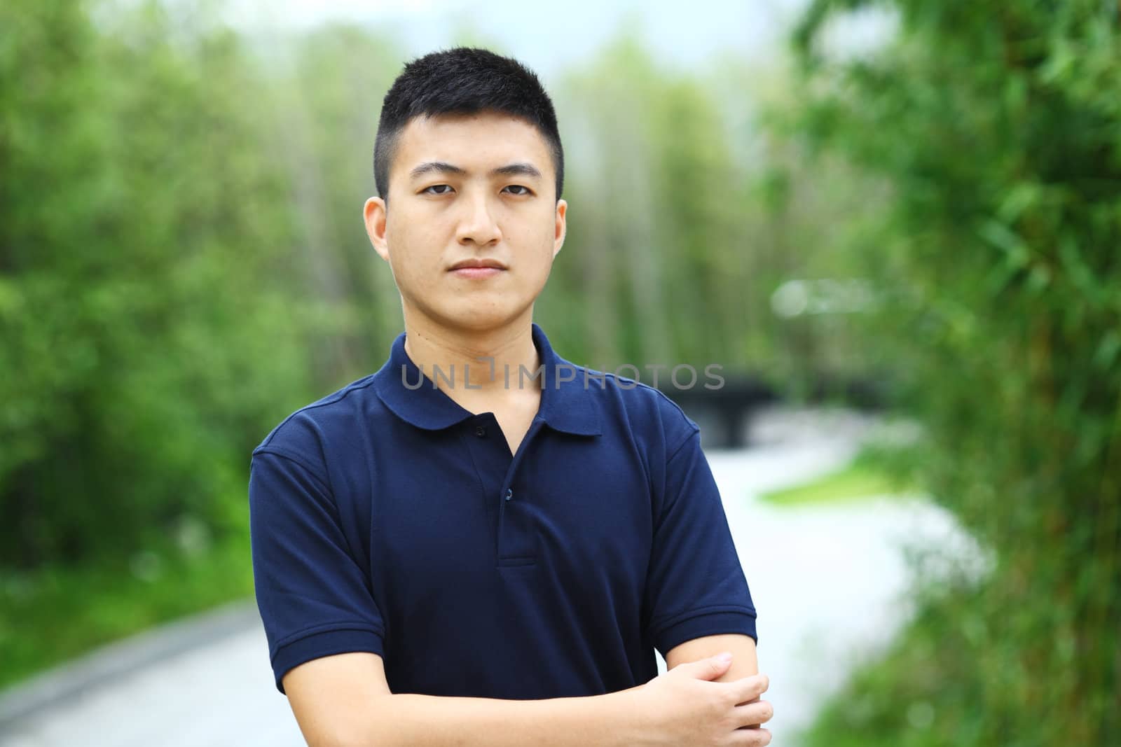 young asian man