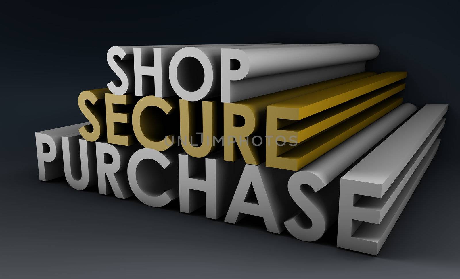 Shop Securely Online with Web Protection Concept