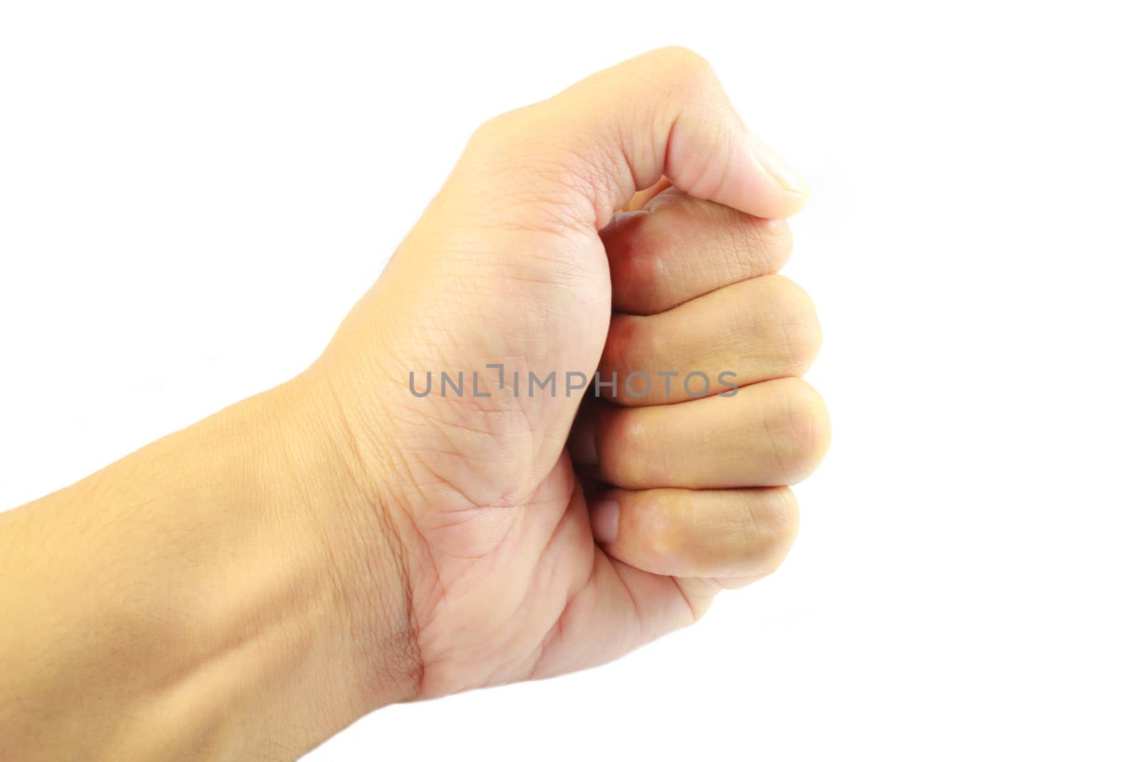 Man hand sign isolated  by den_rutchapong