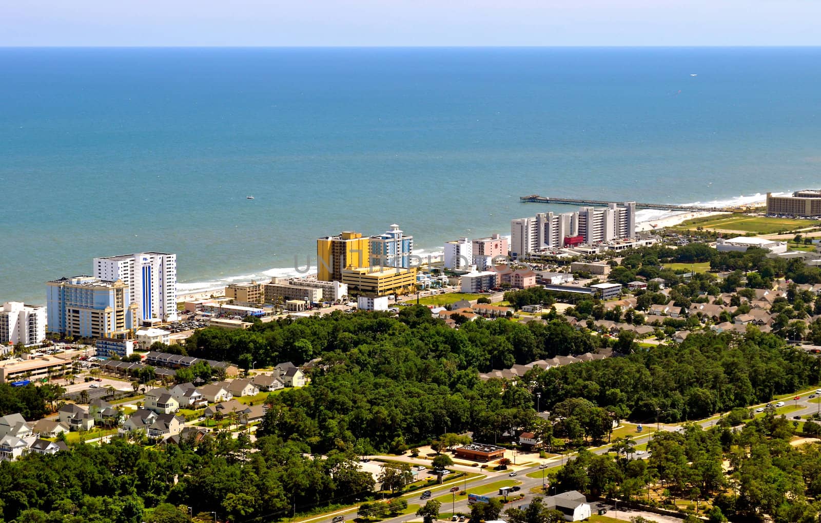 South Myrtle Beach - beachscape view-1 by RefocusPhoto