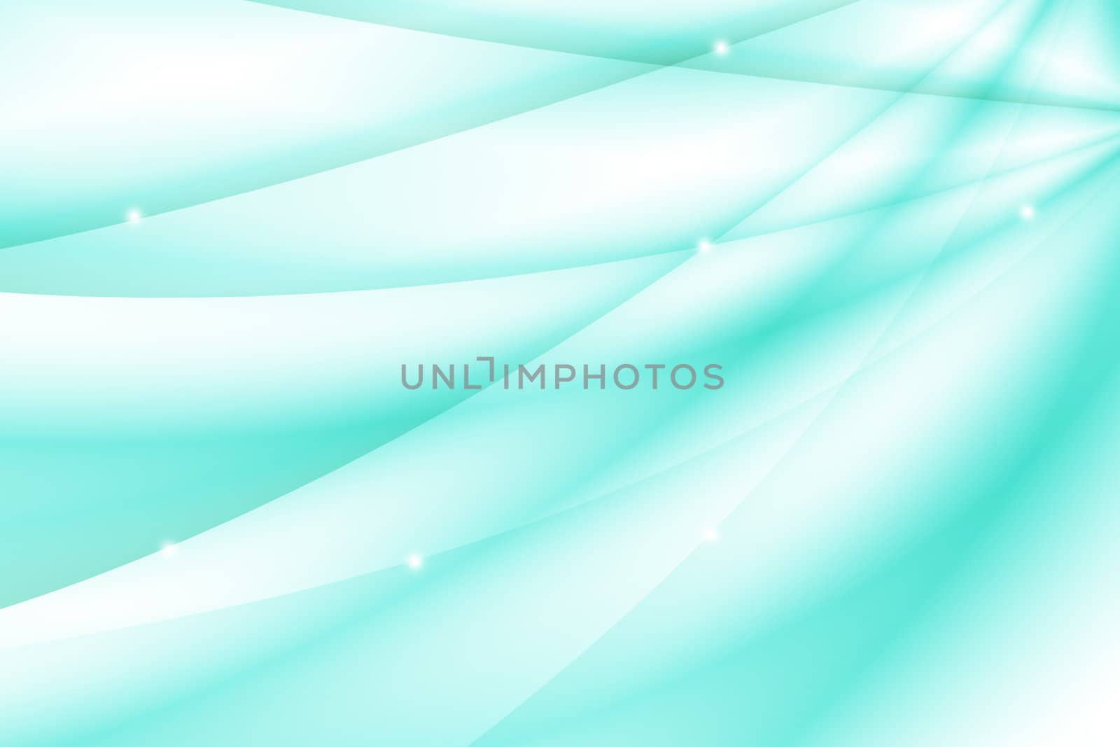 Green abstract wave glowing background
