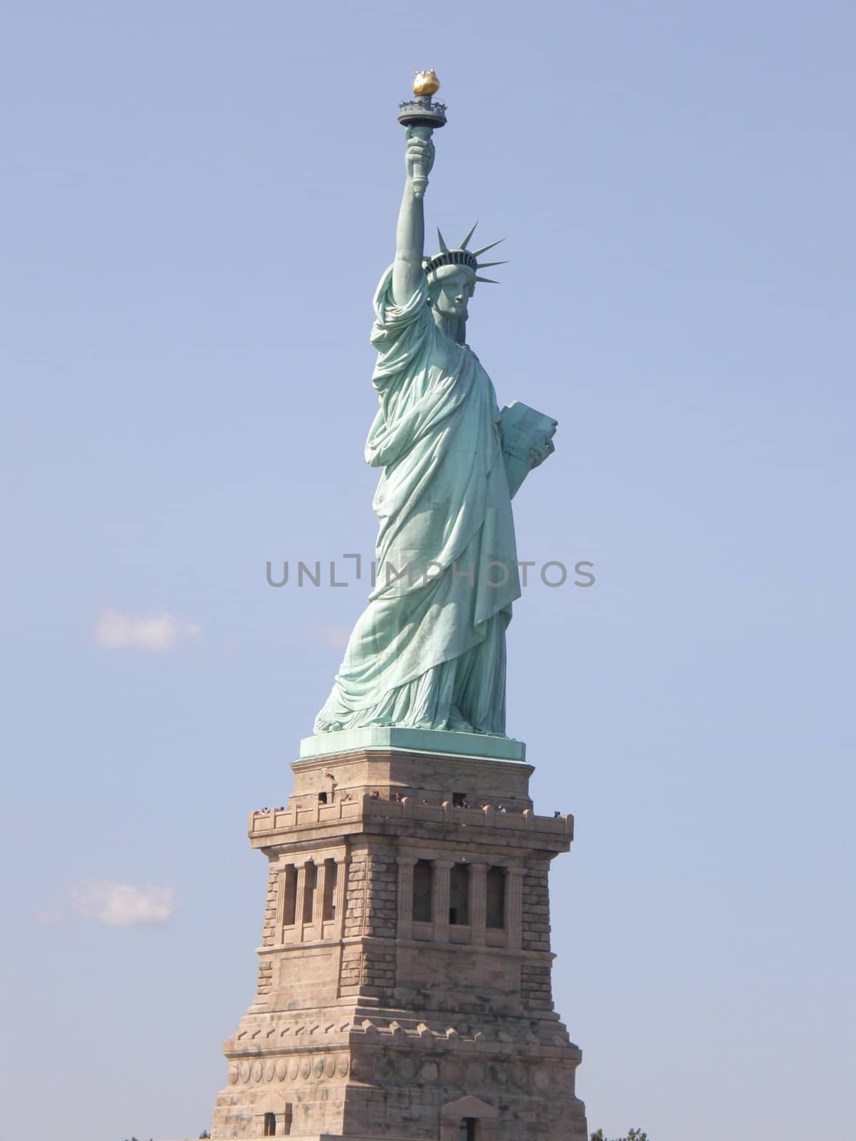 Statue of Liberty at Liberty Island in New York City (USA)