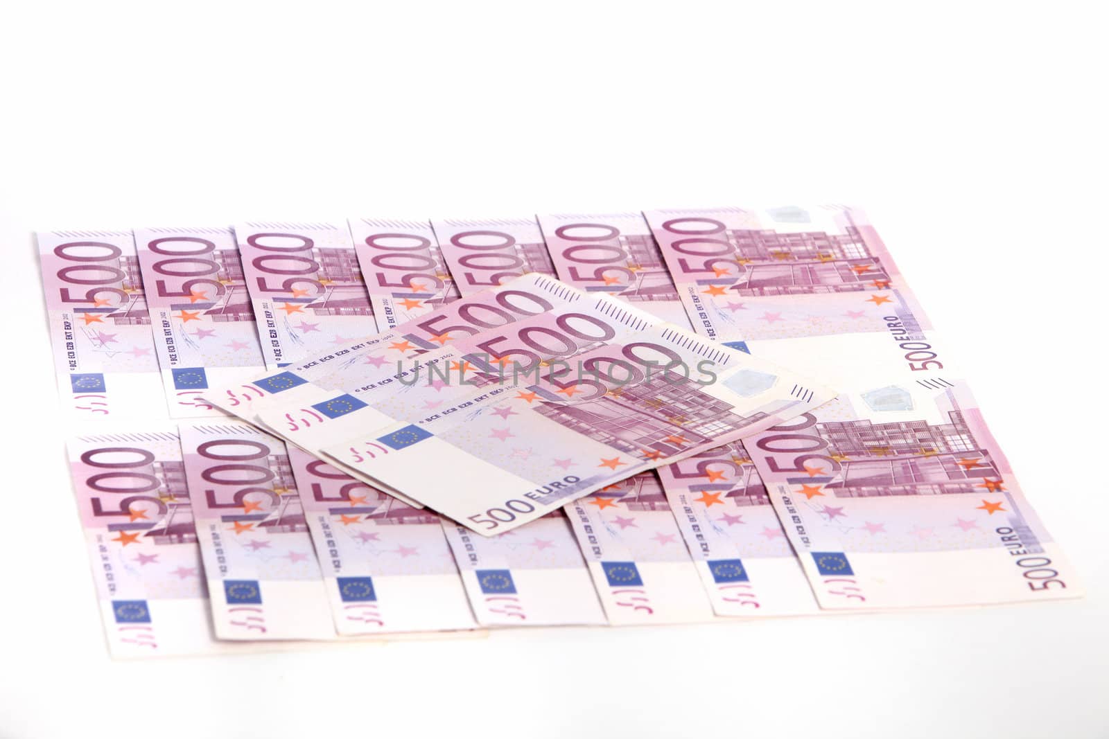 Array of Euro banknotes by Farina6000