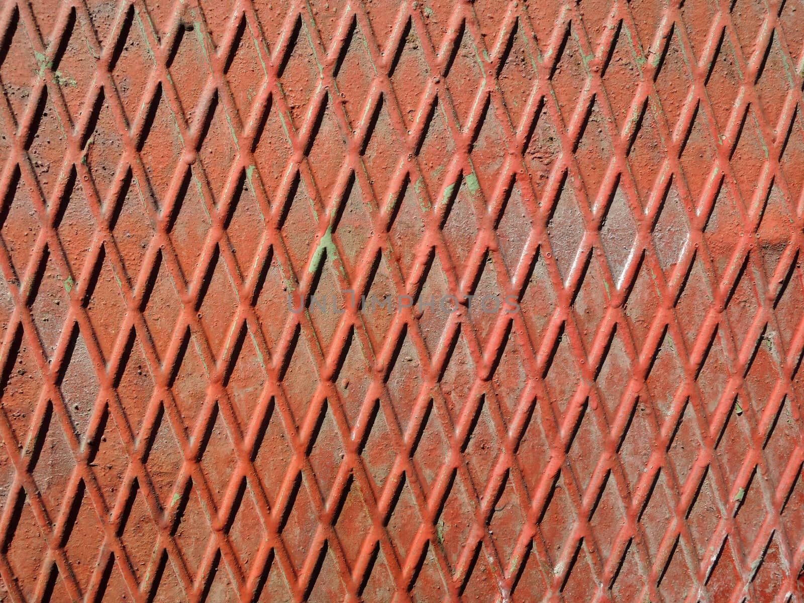 Red metal texture