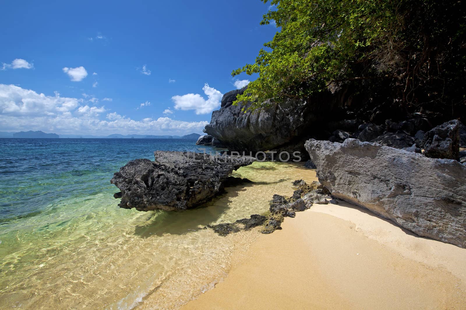 Untouched nature in El Nido, Palawan, Philippines