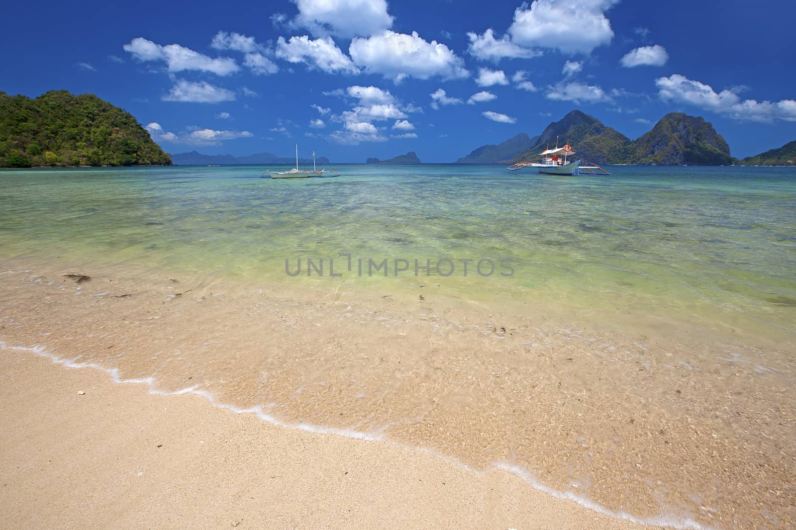 Untouched nature in El Nido, Palawan, Philippines