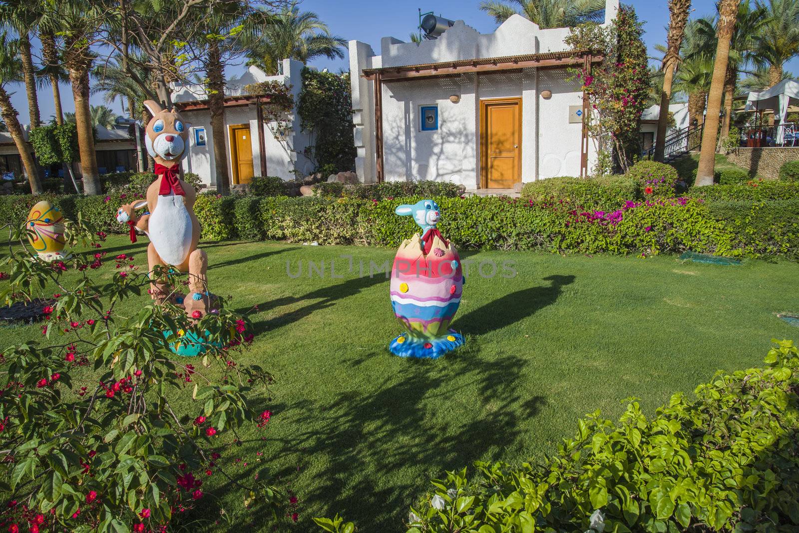 The picture is shot in a children park in Sharm el Sheik, Egypt, April 2013.