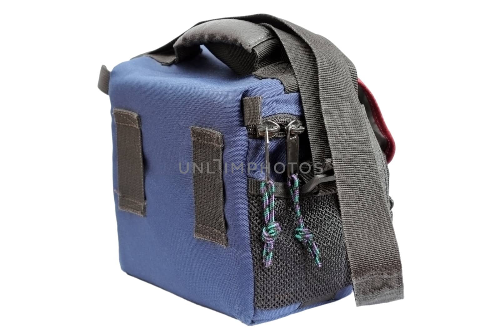 blue camera bag by taviphoto