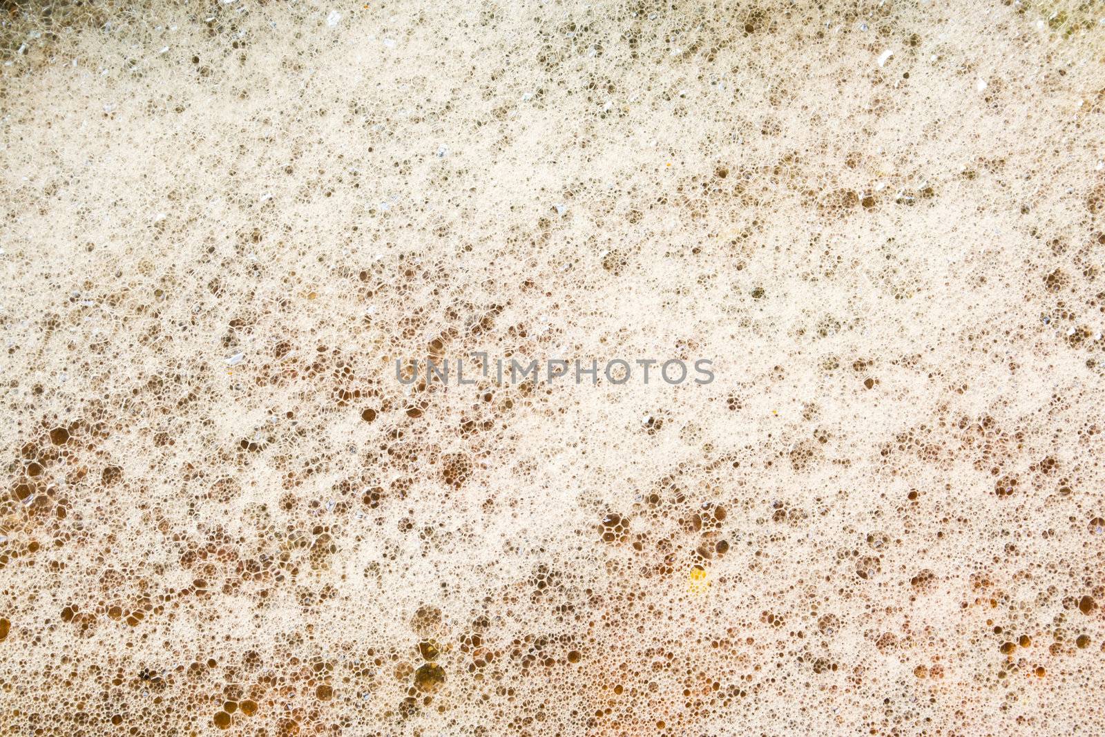 Detergent bubbles background