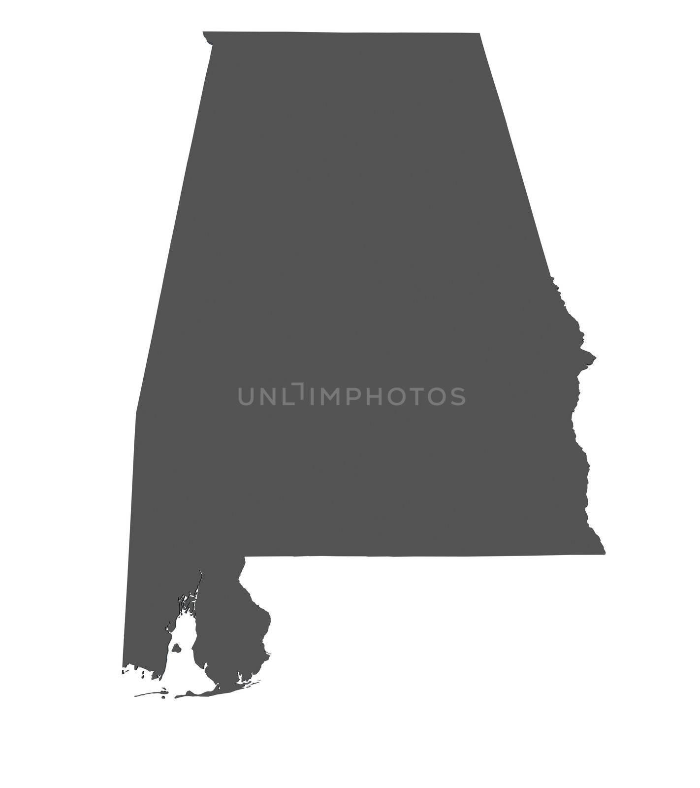 Map of Alabama - USA by joggi2002