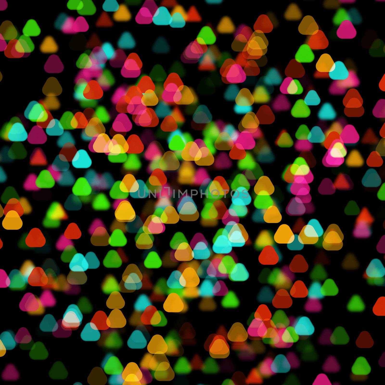 Bokeh on black by Nanisimova