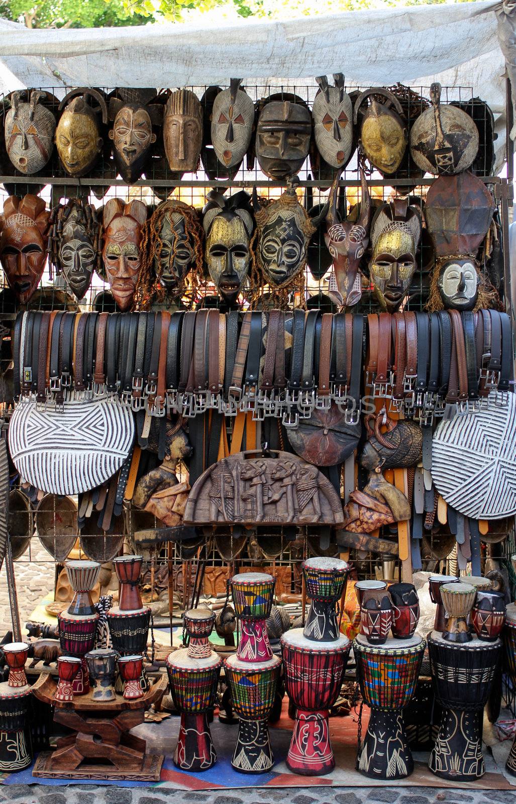 Shop at Greenmarket Square in Cape Town, South Africa