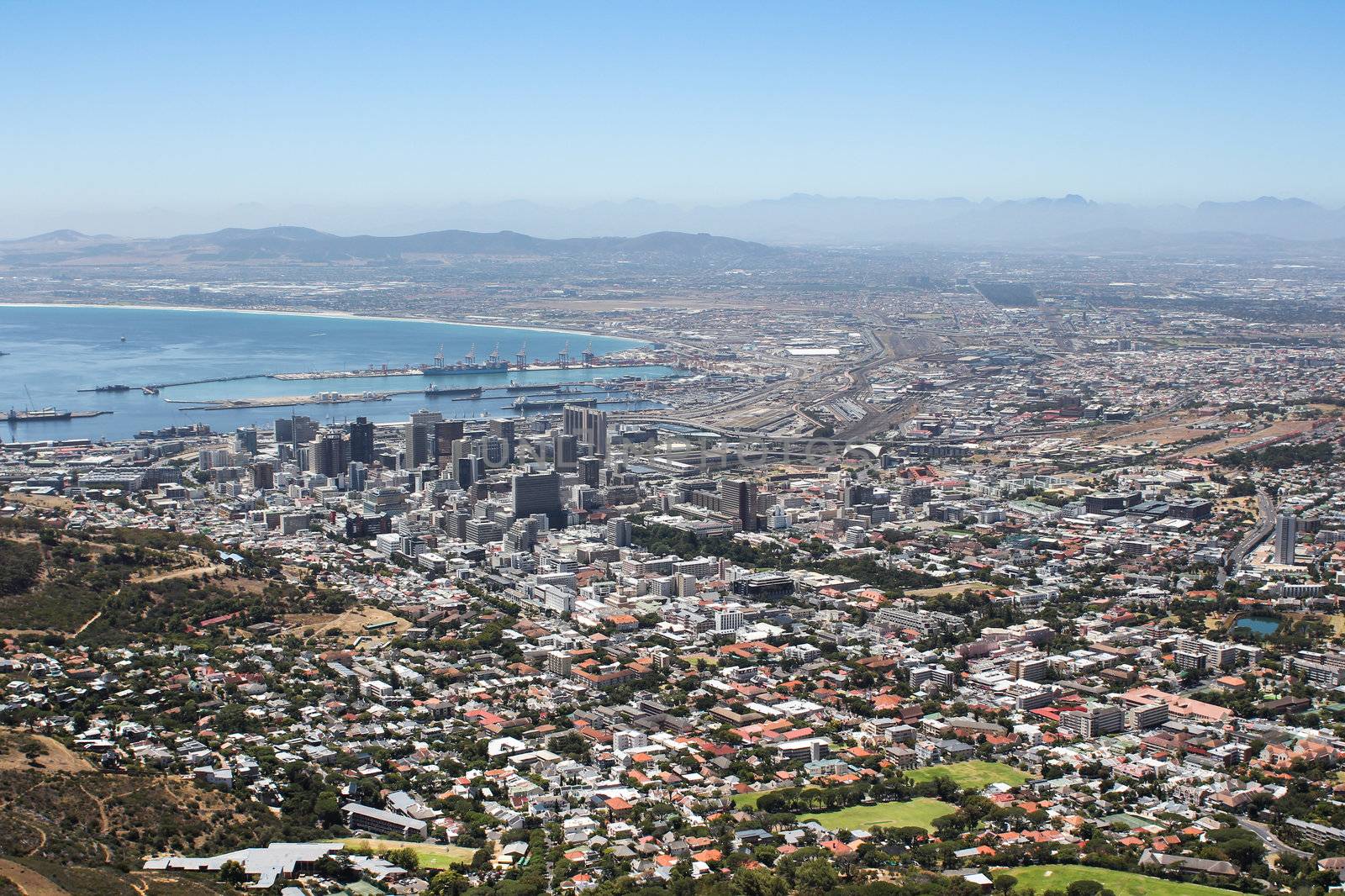 View of Cape Town from Lions Head, South Africa