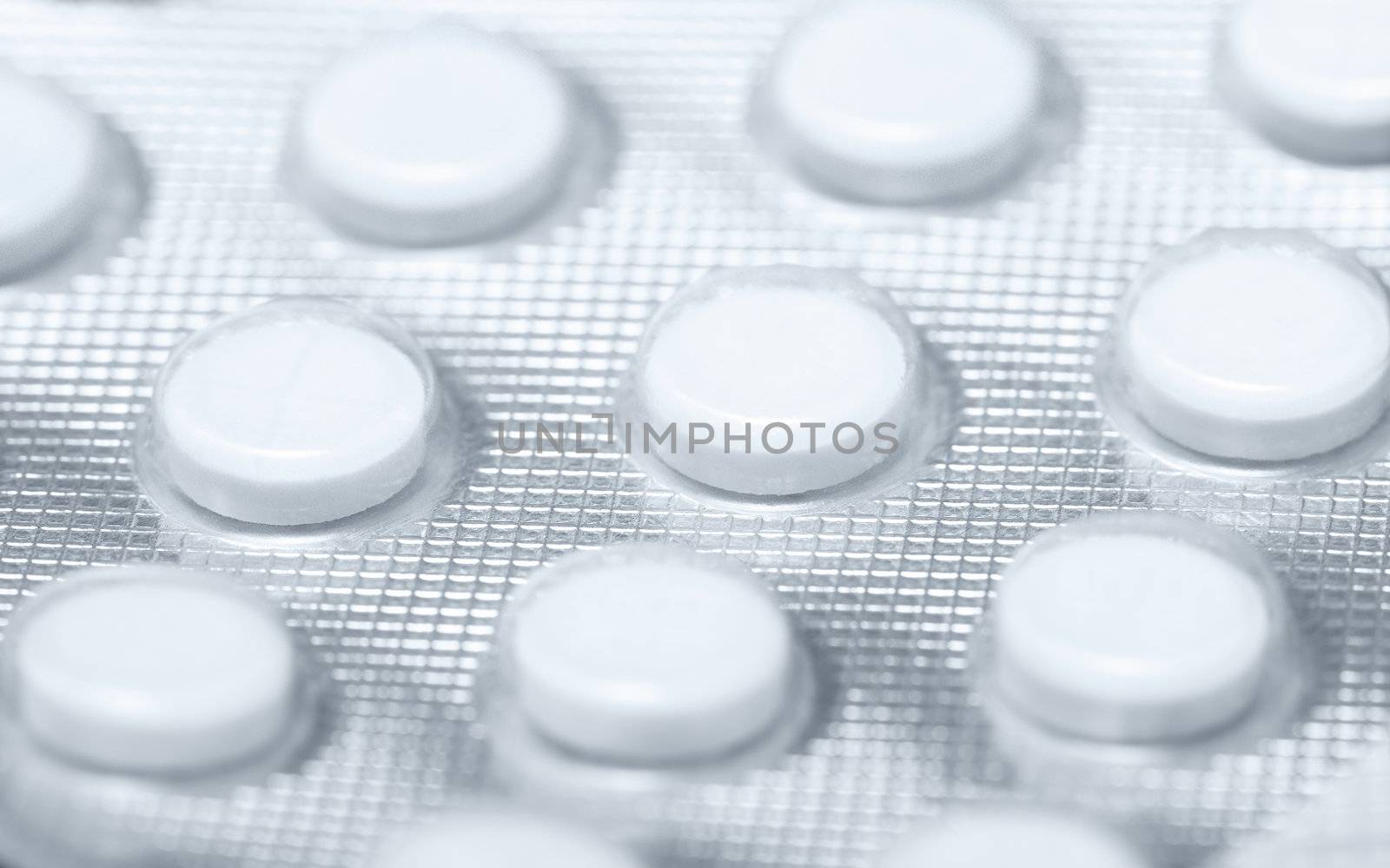 Close-up photo of the medical drugs in pack