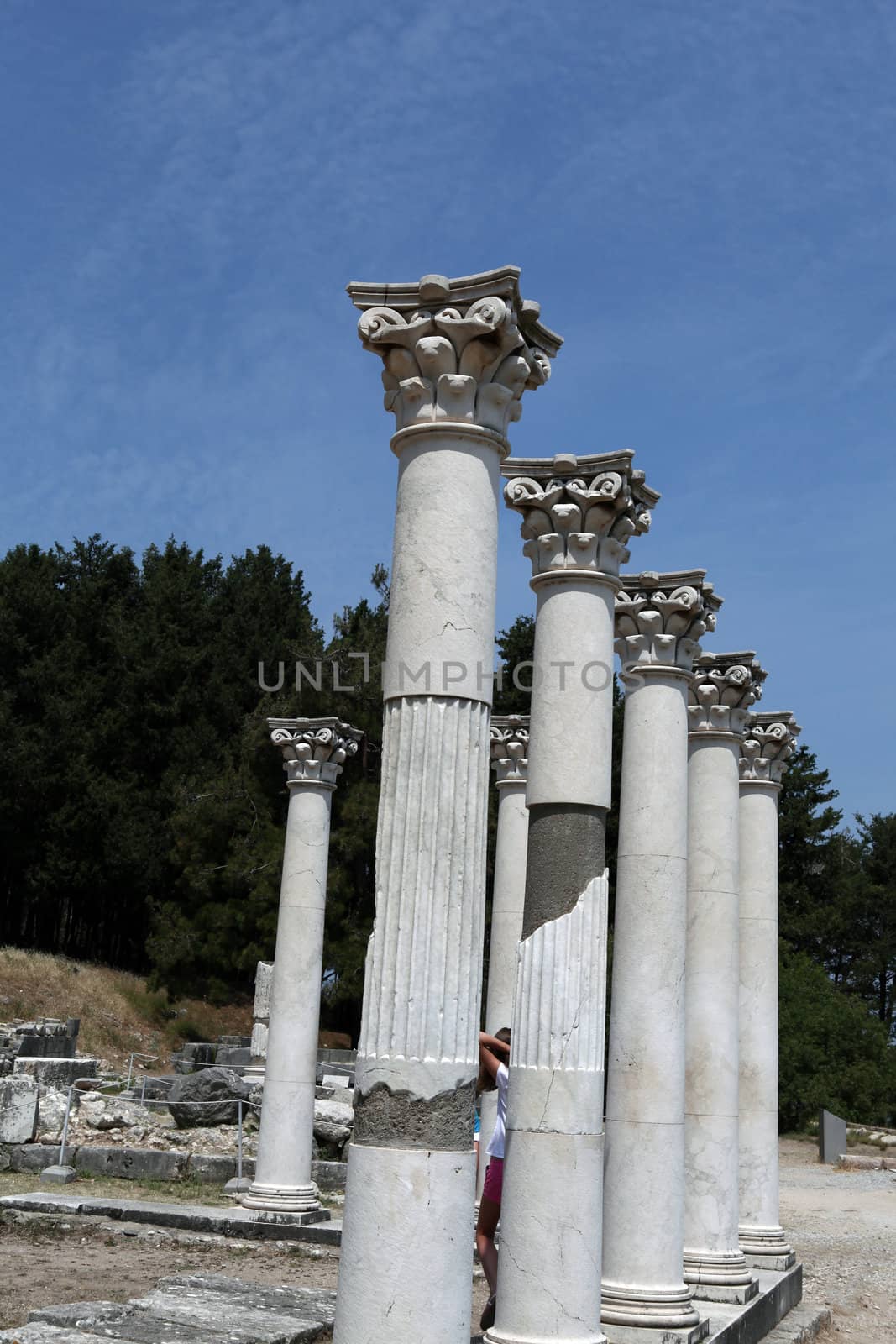 Asklepion place on the island of Kos where Hippocrates has built one of the first hospitals in the European civilization