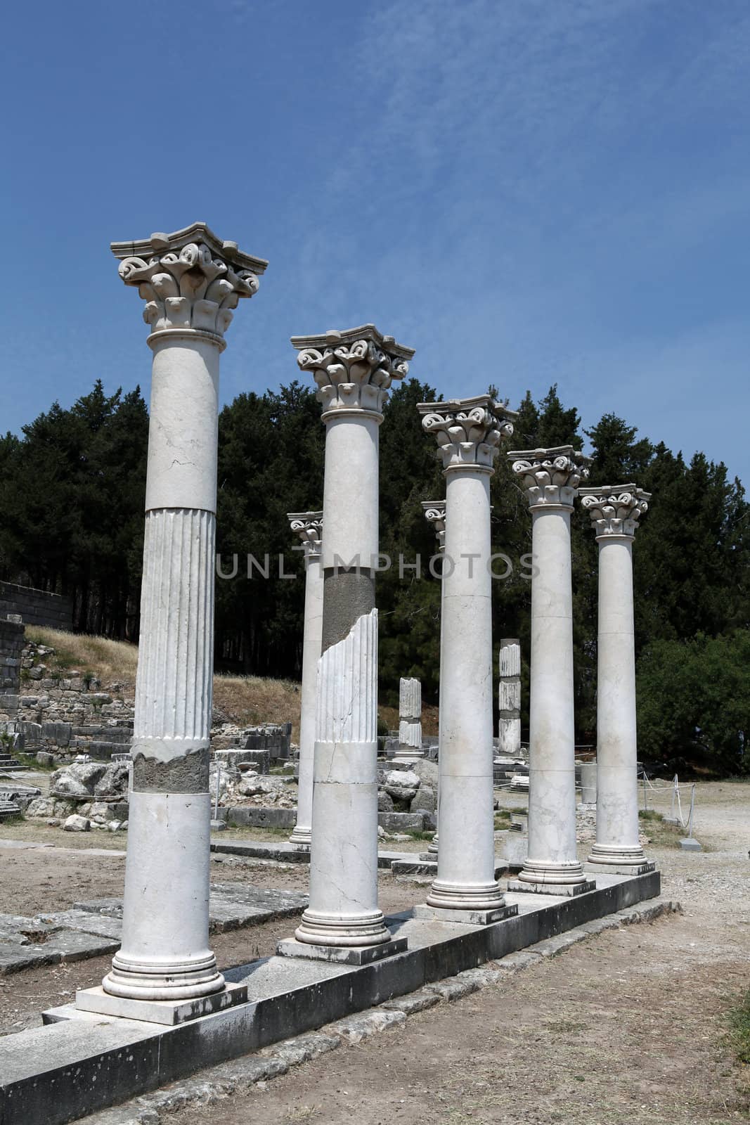 Asklepion place on the island of Kos where Hippocrates has built one of the first hospitals in the European civilization