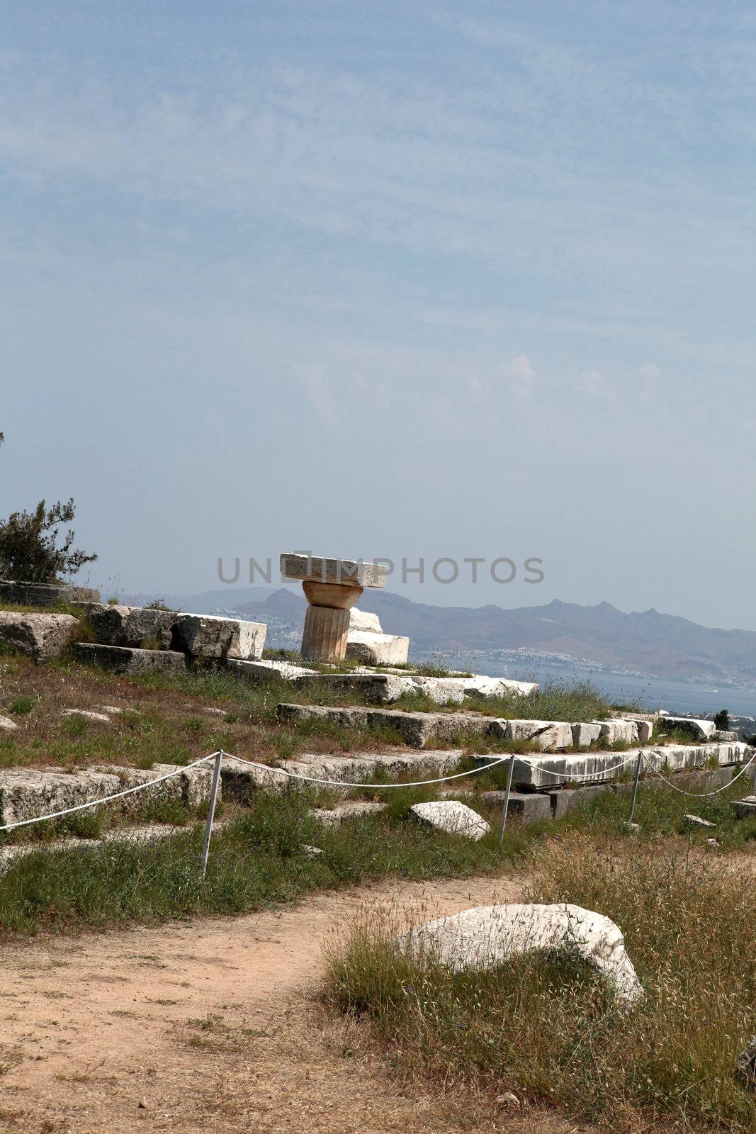Asklepion place on the island of Kos where Hippocrates has built one of the first hospitals in the European civilization