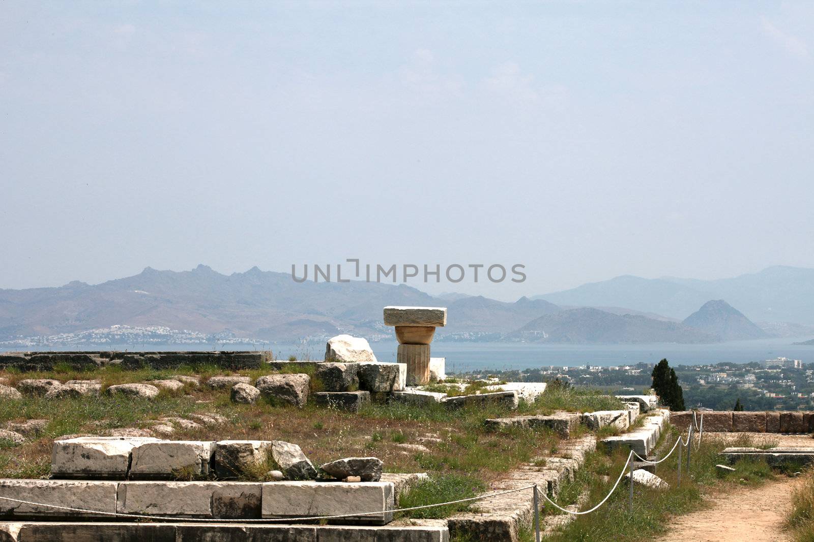Asklepion place on the island of Kos where Hippocrates has built one of the first hospitals in the European civilization