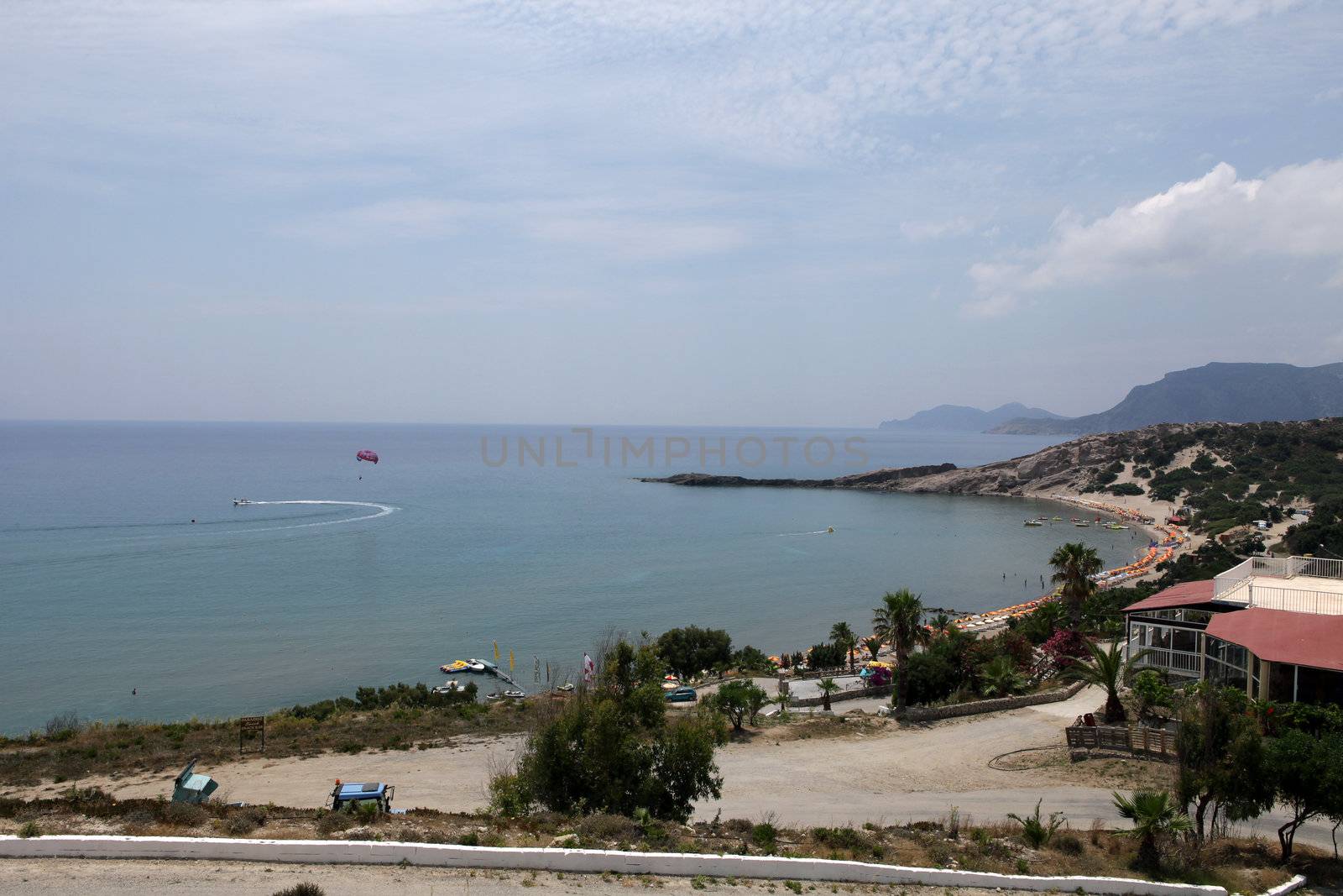 Paradise beach. Kos Island, Dedocanese, Greece