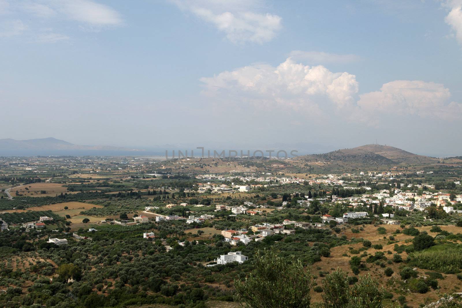 View  on Tigaki. Kos Island Greece
