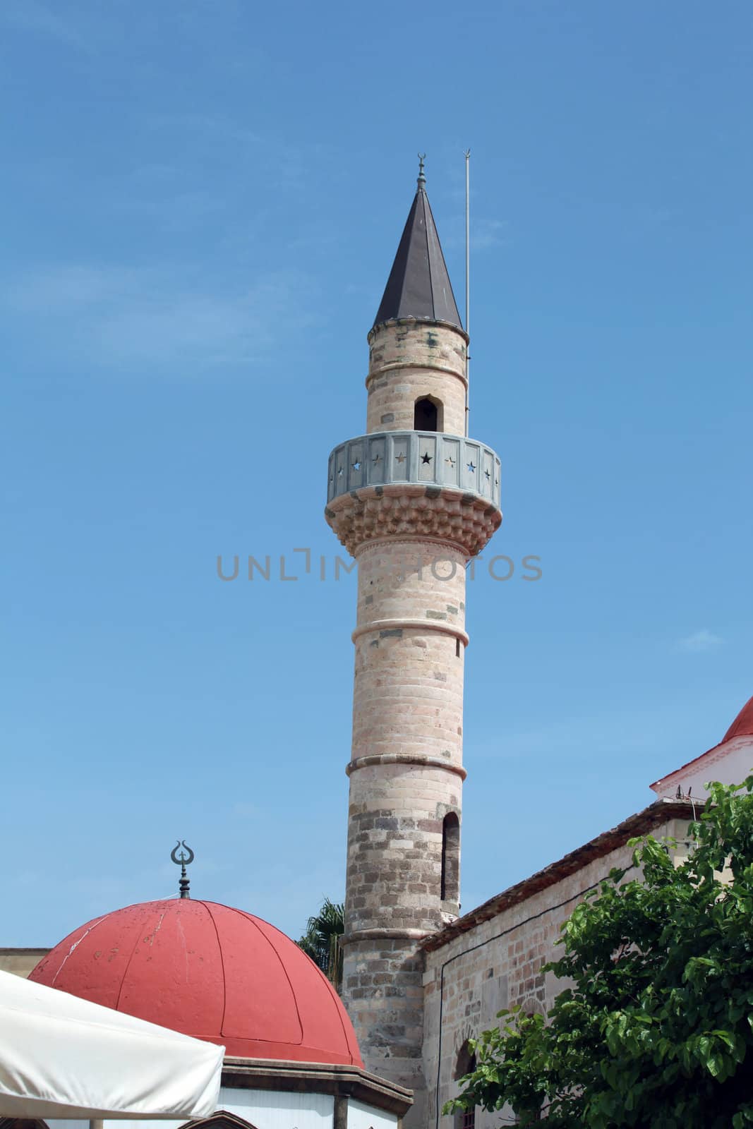 Mosque in the city of Kos  . Kos island, Dodecanese.