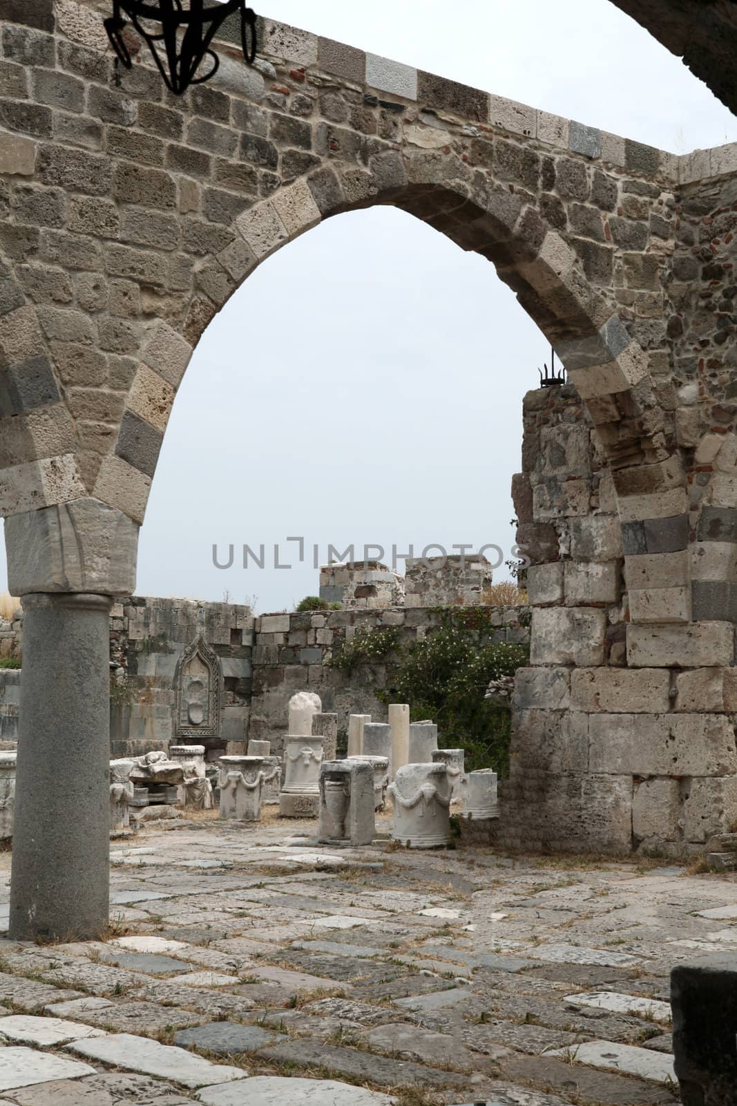 Fortress of the Knights of Saint John of Rhodes on Kos island, Greece 

