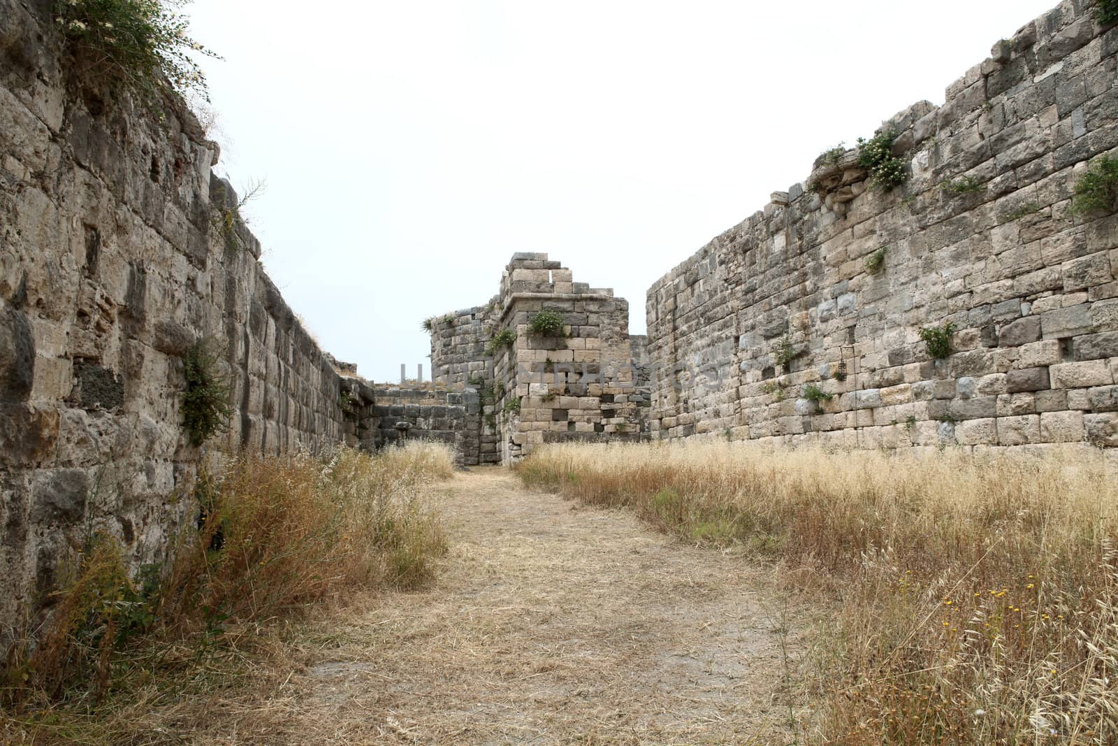 Fortress of the Knights of Saint John of Rhodes on Kos island, Greece 
