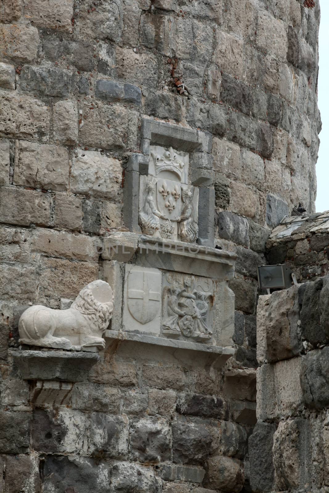 Fortress of the Knights of Saint John of Rhodes on Kos island, Greece 
