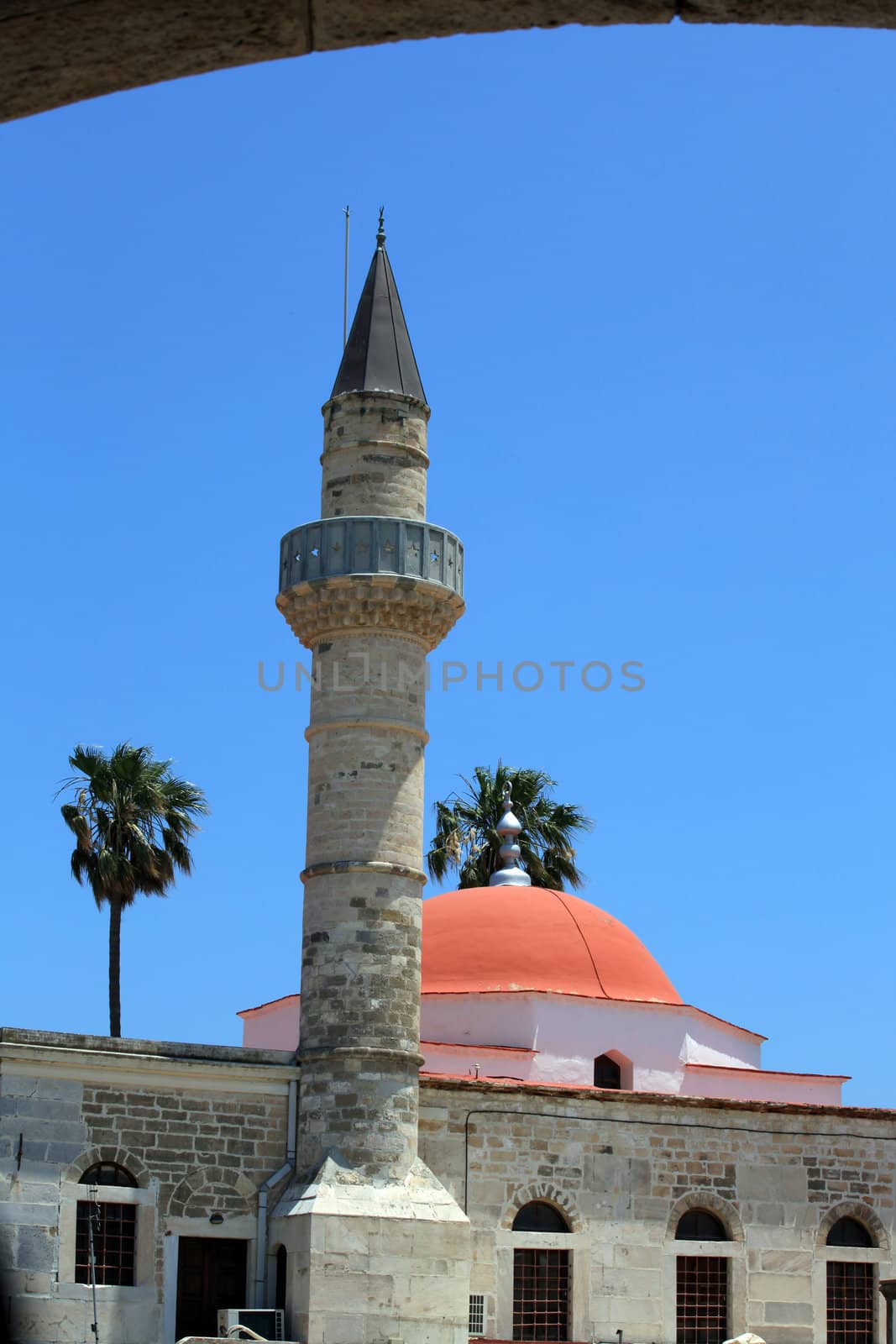 Mosque in the city of Kos  . Kos island, Dodecanese.