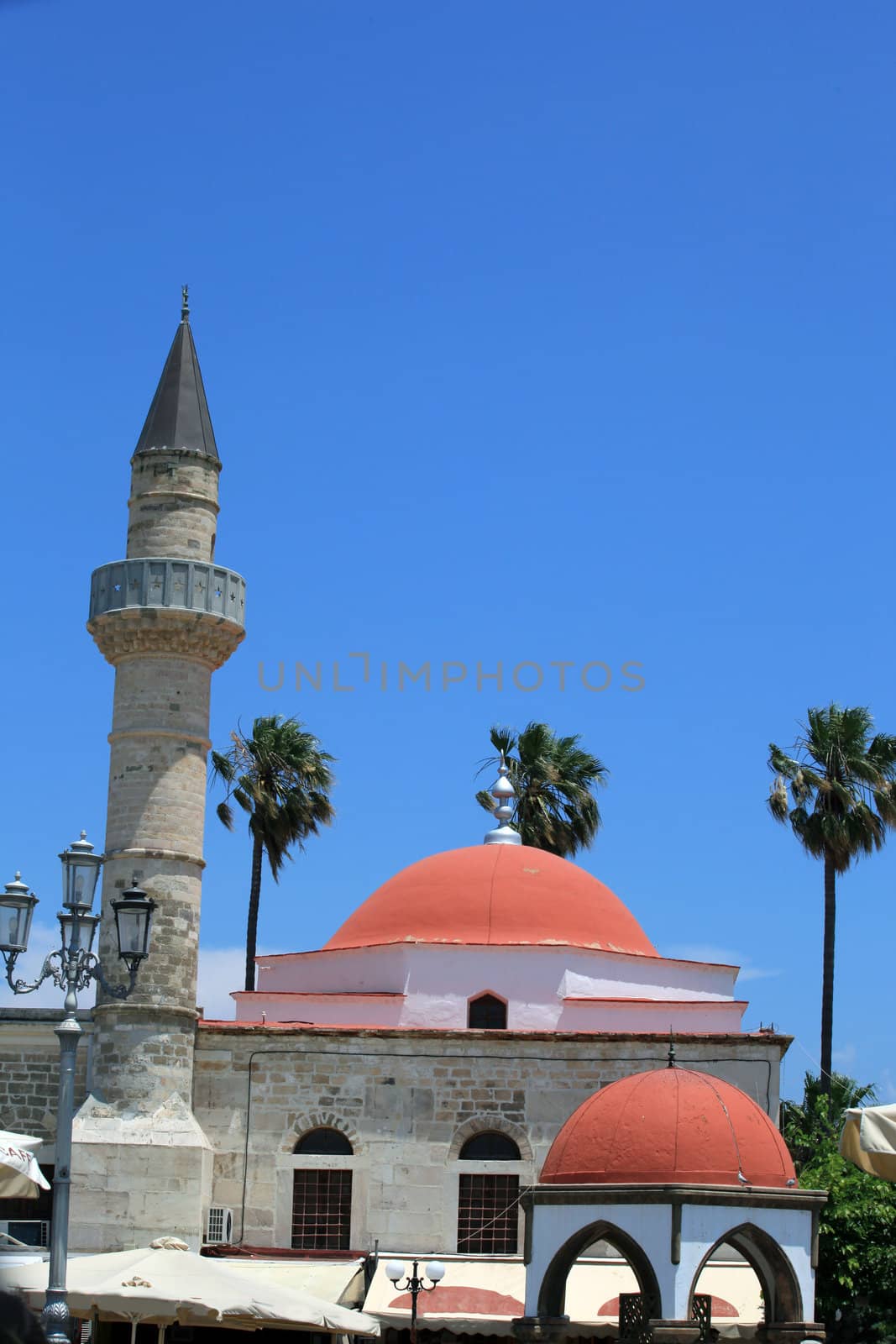 Mosque in the city of Kos  . Kos island, Dodecanese.