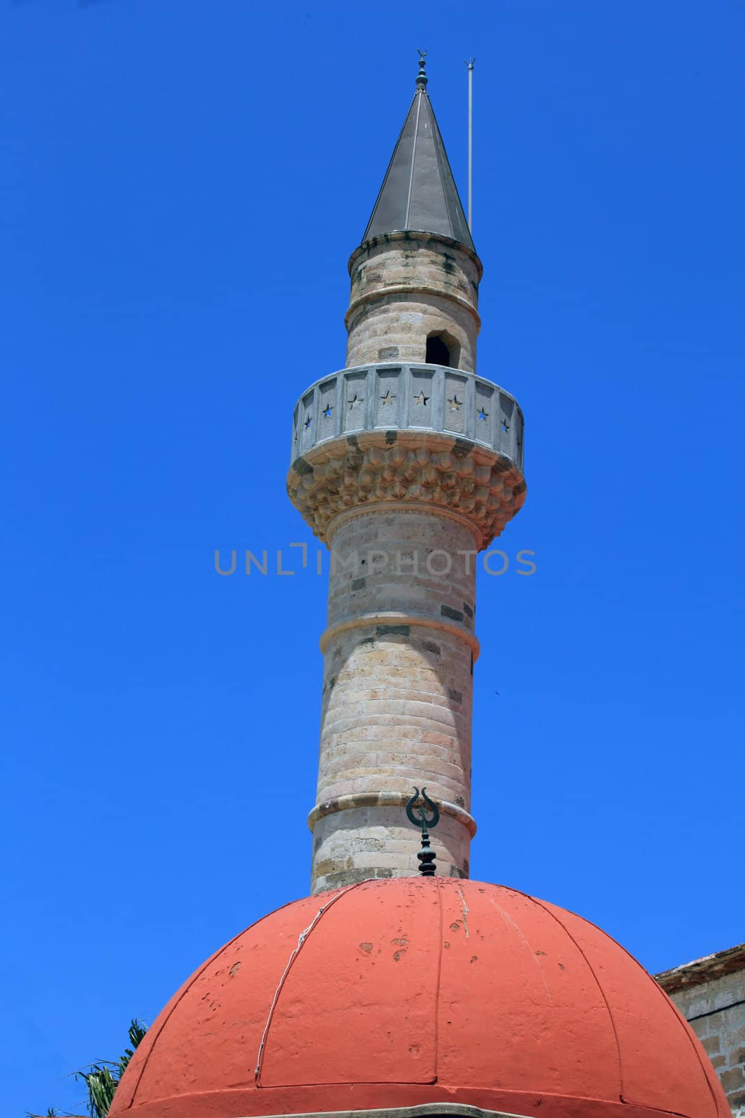 Mosque in the city of Kos  . Kos island, Dodecanese.