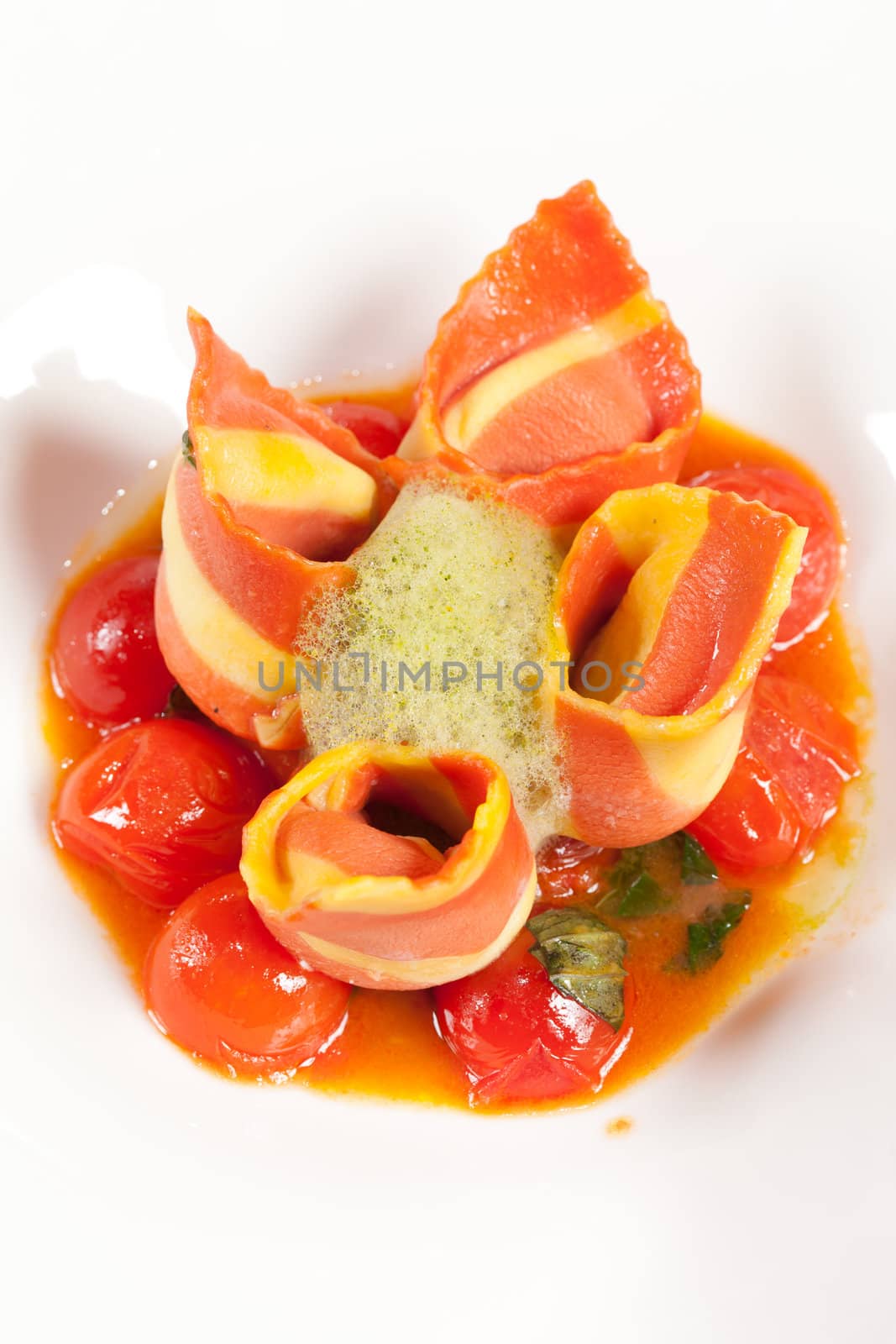 Italian ham with vegetables