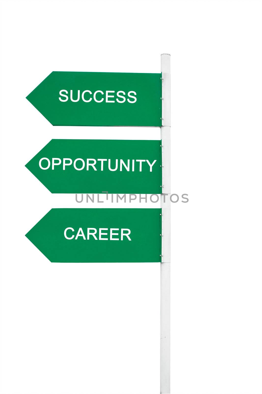 Success concept related words in sign