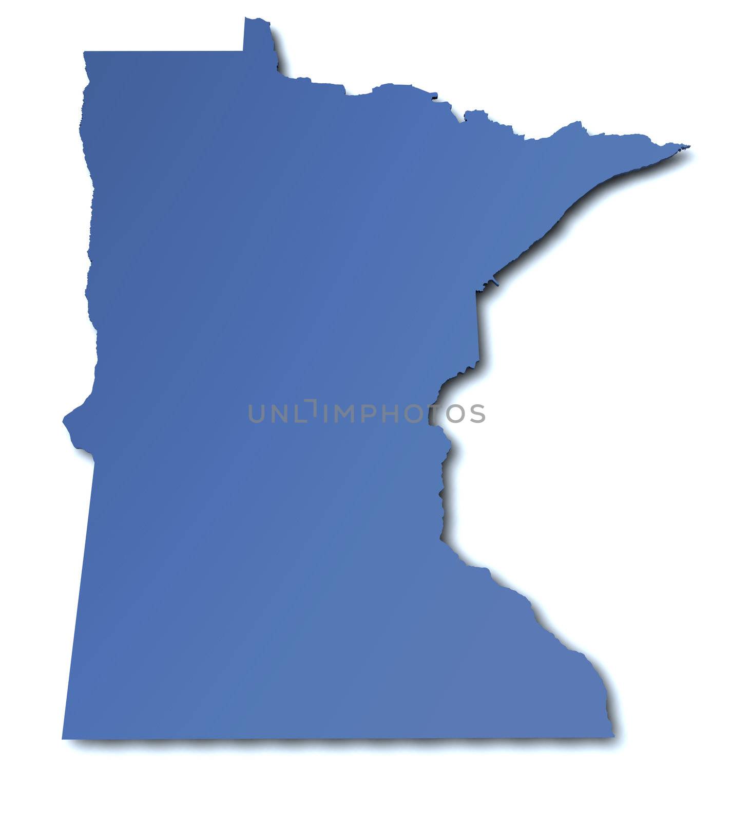 Map of Minnesota - USA